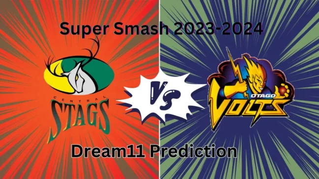 CS vs OV, Super Smash 2023-24: Match Prediction, Dream11 Team, Fantasy Tips & Pitch Report | Central Stags vs Otago Volts