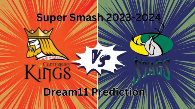CTB vs CS, Super Smash 2023-24: Match Prediction, Dream11 Team, Fantasy Tips & Pitch Report | Canterbury Kings vs Central Stags