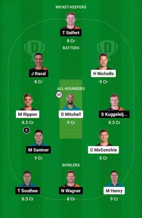 CTB vs ND Dream11 Team for today's match