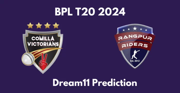 BPL 2024, COV vs RAN: Match Prediction, Dream11 Team, Fantasy Tips & Pitch Report | Comilla Victorians vs Rangpur Riders