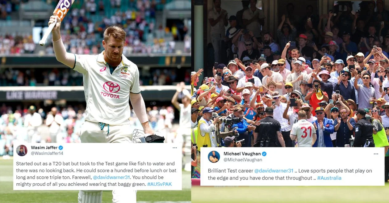 Cricket fraternity hails David Warner after his retirement from Test cricket