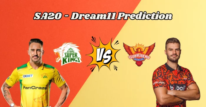 SA20 2024, JSK vs SEC: Match Prediction, Dream11 Team, Fantasy Tips and Pitch Report | Joburg Super Kings vs Sunrisers Eastern Cape