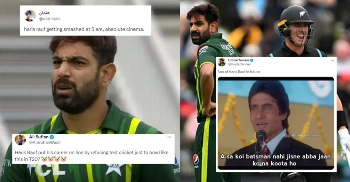 NZ vs PAK 2024: Fans brutally troll Haris Rauf after his flop show with a ball against New Zealand in 3rd T20I