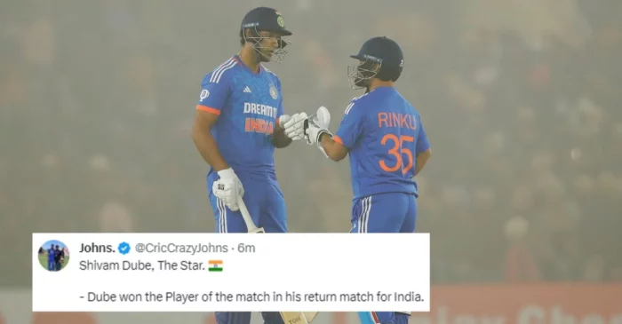 Twitter reactions: Shivam Dube, bowlers sizzle in India’s emphatic win over Afghanistan in 1st T20I