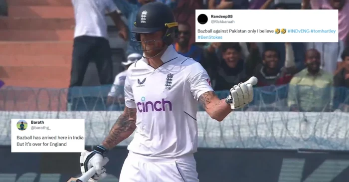 Fans brutally troll England as ‘Bazball’ flops at Hyderabad – IND vs ENG, 1st Test