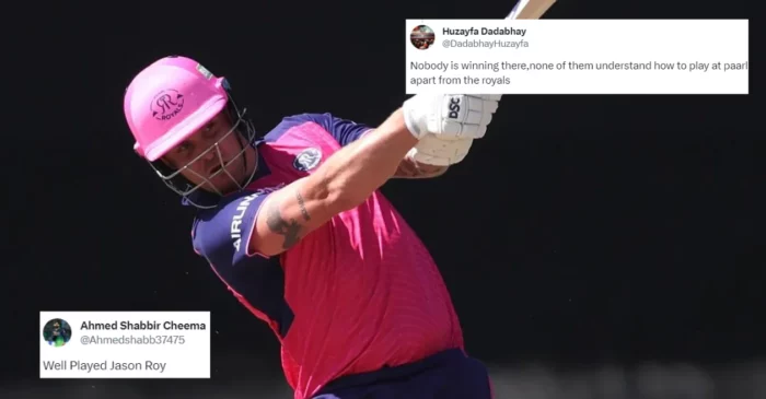 Twitter reactions: Jason Roy’s stellar knock guides Paarl Royals to a comprehensive win over MI Cape Town in SA20 2024