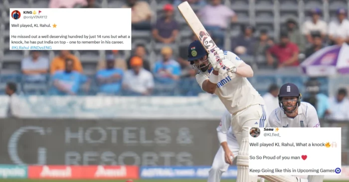 Fans shower sympathy as KL Rahul misses out on a century against England – IND vs ENG 2024, 1st Test