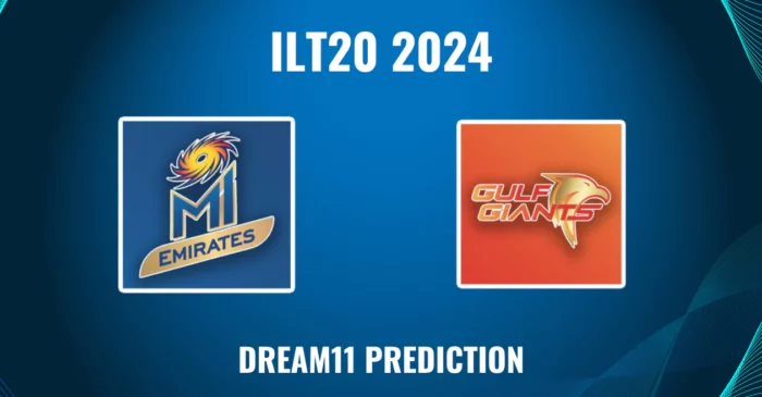 EMI vs GUL, ILT20 UAE 2024: Match Prediction, Dream11 Team, Fantasy Tips & Pitch Report | MI Emirates vs Gulf Giants