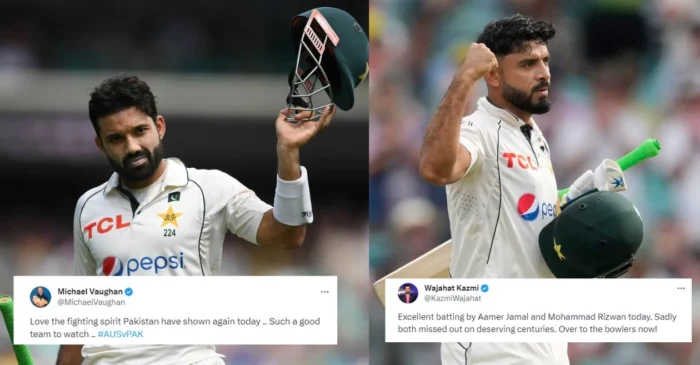 Twitter reactions: Mohammad Rizwan, Aamer Jamal lead Pakistan’s resurgence after early setbacks on Day 1 of SCG Test- AUS vs PAK 2023-24