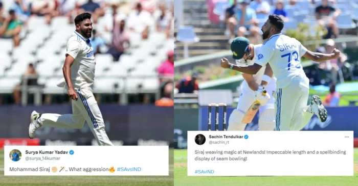 Twitter reactions: Mohammed Siraj’s 6-fer dismantles South Africa for just 55 runs on Day 1 of the Cape Town Test – SA vs IND 2023-24