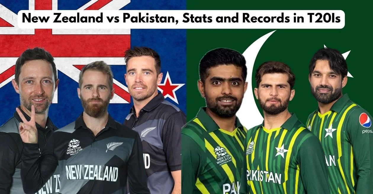 NZ vs PAK 2024 Stats and records of New Zealand and Pakistan against