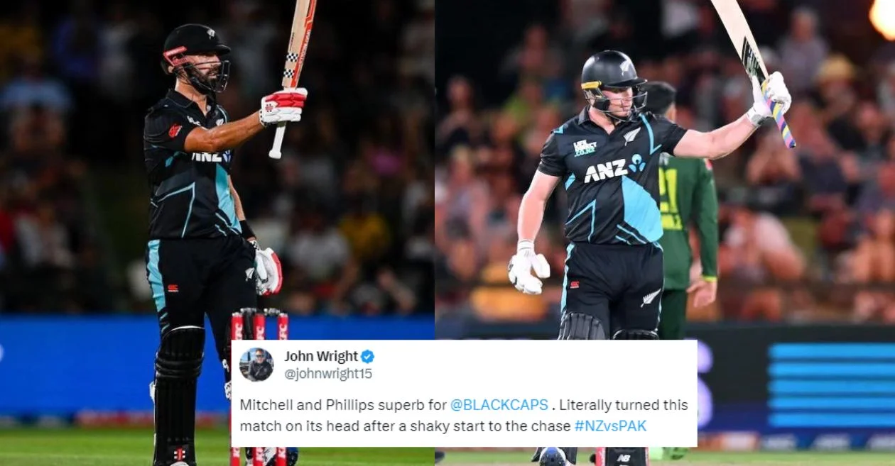 Twitter reactions: Daryl Mitchell, Glenn Phillips sizzle as New Zealand thrash Pakistan in 4th T20I