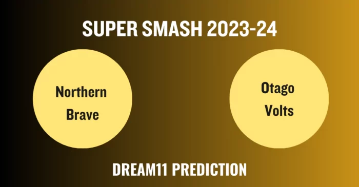 ND vs OV, Super Smash 2023-24: Match Prediction, Dream11 Team, Fantasy Tips & Pitch Report | Northern Brave vs Otago Volts