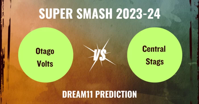 OV vs CS, Super Smash 2023-24: Match Prediction, Dream11 Team, Fantasy Tips & Pitch Report | Otago Volts vs Central Stags