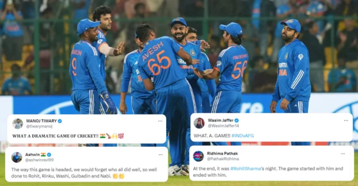 Twitter reactions: Rohit Sharma’s magic prevails against Gulbadin Naib’s strong effort in a double super over thriller – IND vs AFG 3rd T20I