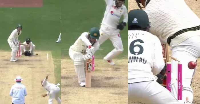 WATCH: Sajid Khan cleans up Alex Carey with an astounding delivery during AUS vs PAK, 3rd Test