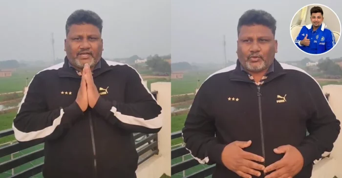 WATCH: Sarfaraz Khan’s father reacts to Mumbai batter’s selection in Team India; expresses gratitude with folded hands