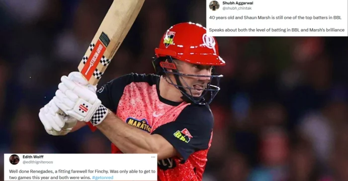 Twitter reactions: Shaun Marsh’s blazing knock powers Melbourne Renegades to a comfortable win over Melbourne Stars – BBL|13