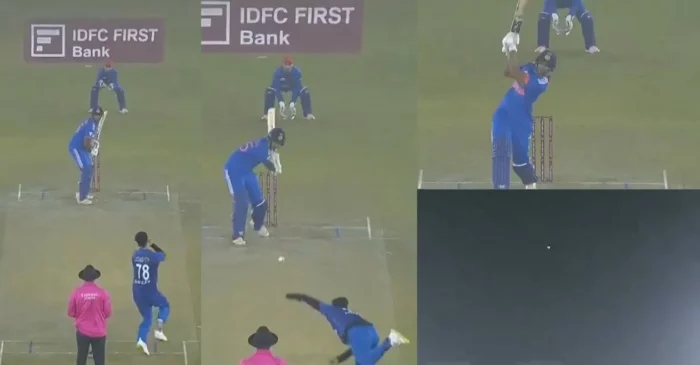 WATCH: Shivam Dube sends ball into oblivion with a massive six off Naveen-ul-Haq in the Mohali T20I – IND vs AFG 2024