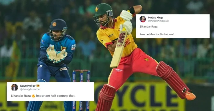 Fans praise Sikandar Raza as his resilient batting propels Zimbabwe to a competitive total against Sri Lanka in 1st T20I