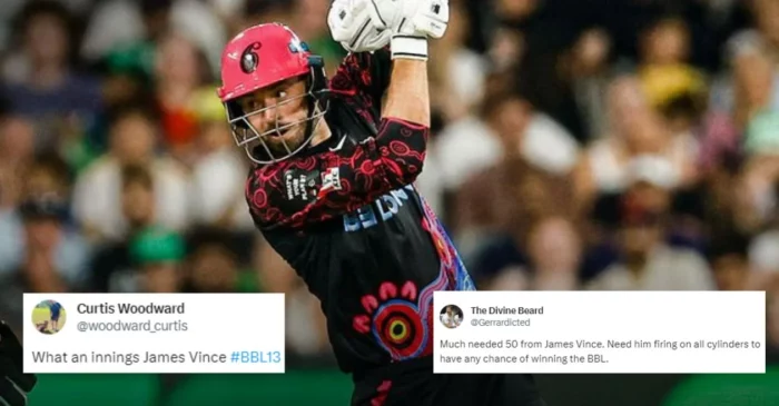 Twitter reactions: James Vince sizzles in Sydney Sixers’ emphatic win over Melbourne Stars in BBL|13