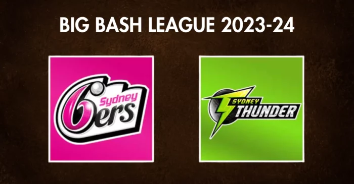 BBL|13, SIX vs THU: Match Prediction, Dream11 Team, Fantasy Tips & Pitch Report | Sydney Sixers vs Sydney Thunder