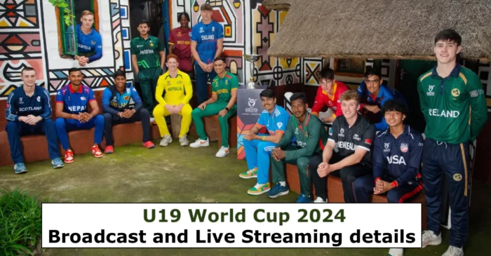 U19 World Cup 2024: Broadcast, Live Streaming details – When and where to watch in India, Australia, US, UK & other countries