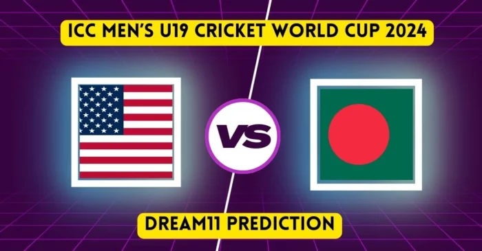 USA-U19 vs BD-U19: Match Prediction, Dream11 Team, Fantasy Tips & Pitch Report | U19 World Cup 2024, United States vs Bangladesh