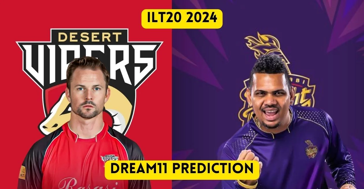 ILT20 2024, VIP vs ABD: Match Prediction, Dream11 Team, Fantasy Tips & Pitch Report | Desert Vipers vs Abu Dhabi Knight Riders