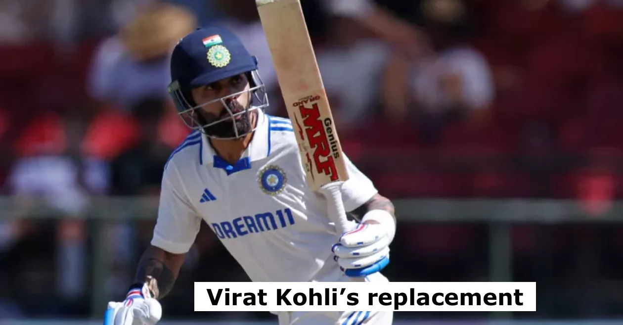 Virat Kohli's replacement announced