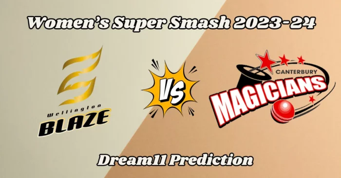 WB-W vs CM-W, Women’s Super Smash 2023-24: Match Prediction, Dream11 Team, Fantasy Tips & Pitch Report | Wellington Blaze vs Canterbury Magicians