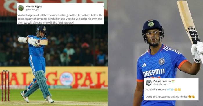 Twitter reactions: Yashasvi Jaiswal, Shivam Dubey’s thunderous knock powers India to a series-clinching victory over Afghanistan in 2nd T20I