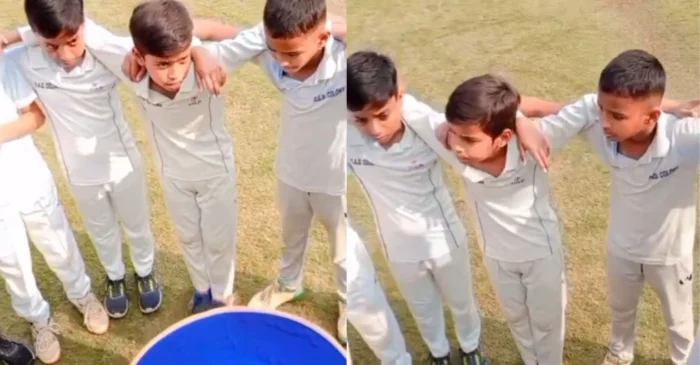 WATCH: ‘All of us will sledge,’: Young kid gives fervent pre-match talk; video goes viral