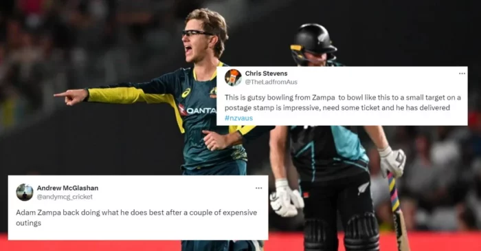 Twitter reactions: Adam Zampa powers Australia to a series-clinching victory over New Zealand in the 2nd T20I