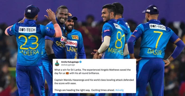 Angelo Mathews, Wanindu Hasaranga all-round show propels Sri Lanka to a resounding win over Afghanistan