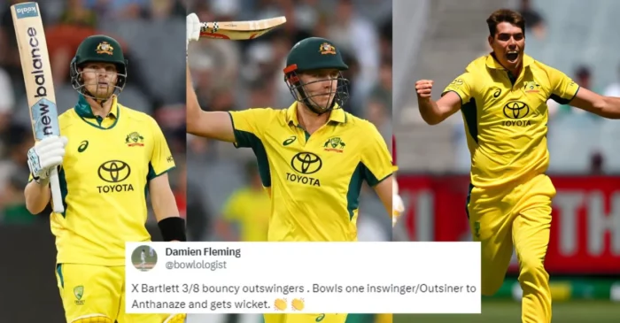 Twitter reactions: Steve Smith, Cameron Green, Xavier Bartlett star as Australia thrash West Indies in 1st ODI