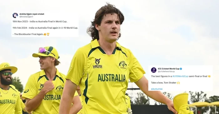 Twitter reactions: Tom Straker shines with the ball as Australia beat Pakistan in second semifinal of U19 World Cup 2024