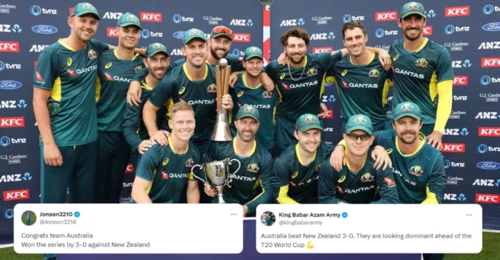 Twitter reactions: Matthew Short’s explosive knock in 3rd T20I seals Australia’s clean sweep over New Zealand