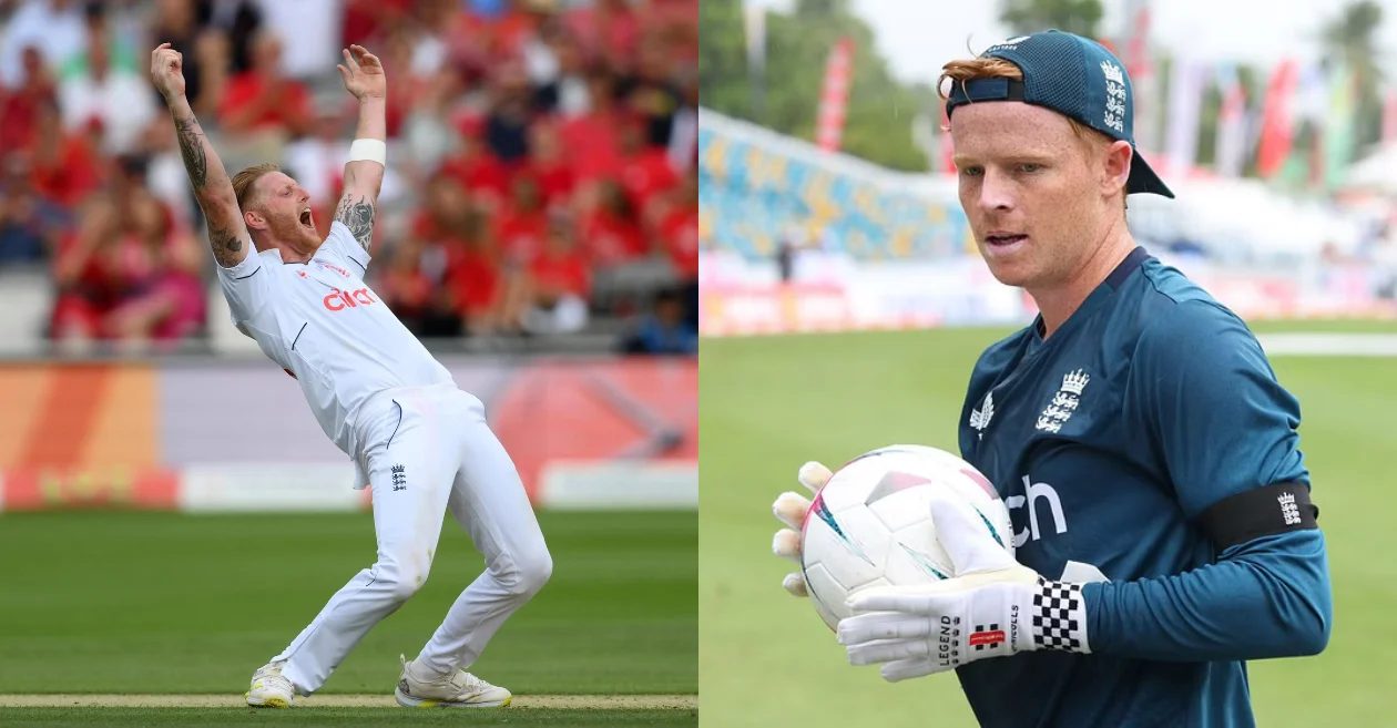 Ben Stokes and Ollie Pope