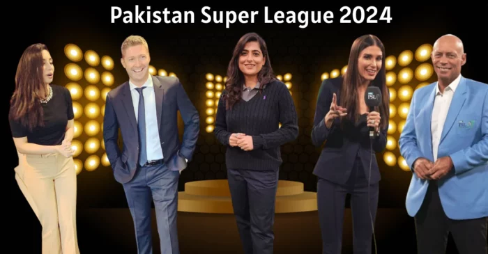 From Michael Clarke to Zainab Abbas: Complete list of commentators and presenters at PSL 2024