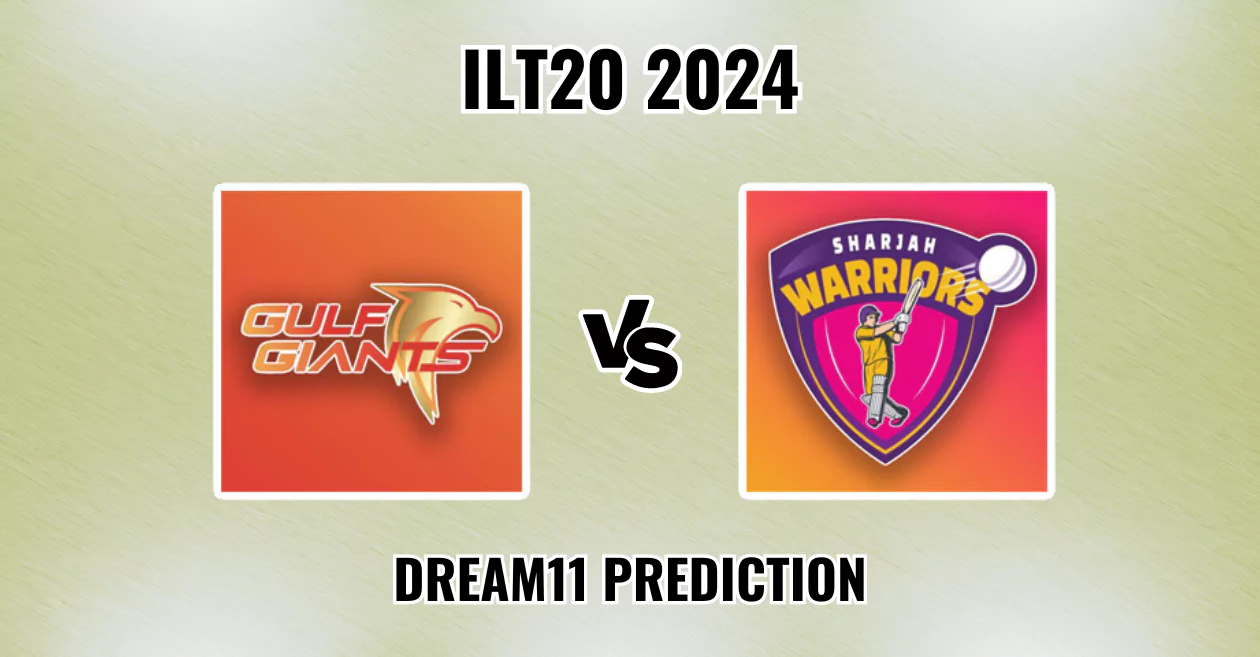 ILT20 UAE 2024, GUL vs SJH: Match Prediction, Dream11 Team, Fantasy Tips & Pitch Report | Gulf Giants vs Sharjah Warriors
