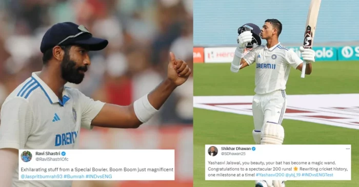 Twitter reactions: Jasprit Bumrah, Yashasvi Jaiswal headline India’s dominance over England on Day 2 of the Vizag Test