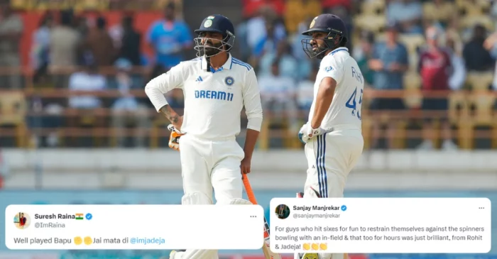 Twitter in awe as Ravindra Jadeja slams a sensational ton against England in Rajkot Test