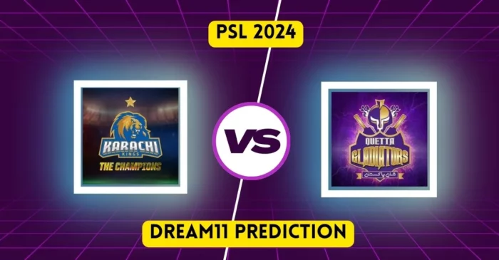 PSL 2024, KAR vs QUE: Match Prediction, Dream11 Team, Fantasy Tips & Pitch Report | Karachi Kings vs Quetta Gladiators