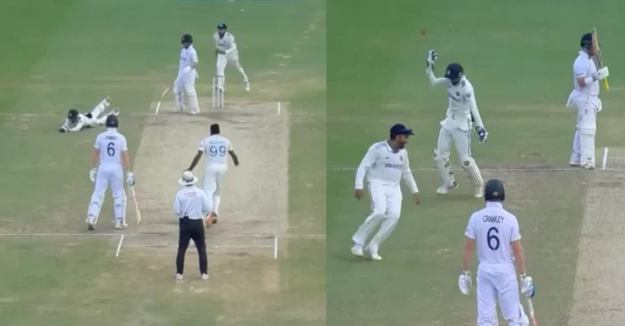 IND vs ENG [WATCH]: KS Bharat takes a screamer to see-off Ben Duckett
