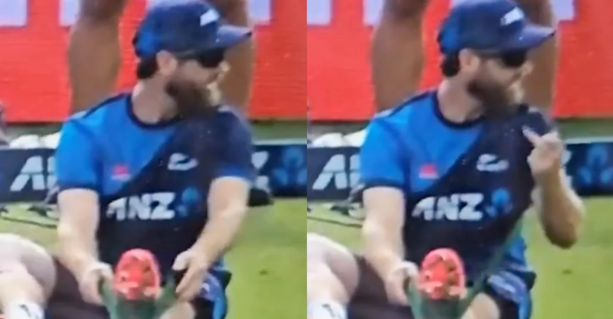 WATCH: Kane Williamson’s playful gesture caught on camera during warm-up