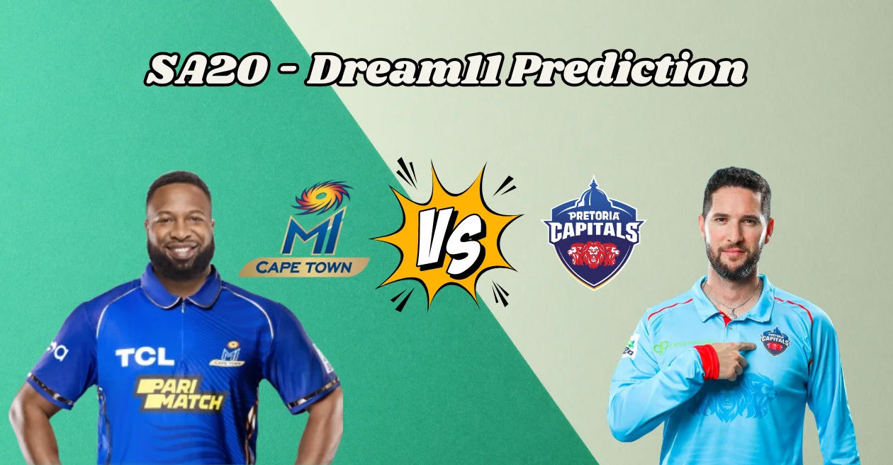 SA20 2024, MICT vs PC: Match Prediction, Dream11 Team, Fantasy Tips & Pitch Report | MI Cape Town vs Pretoria Capitals