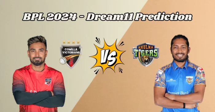 BPL 2024, COV vs KHT: Match Prediction, Dream11 Team, Fantasy Tips & Pitch Report | Comilla Victorians vs Khulna Tigers