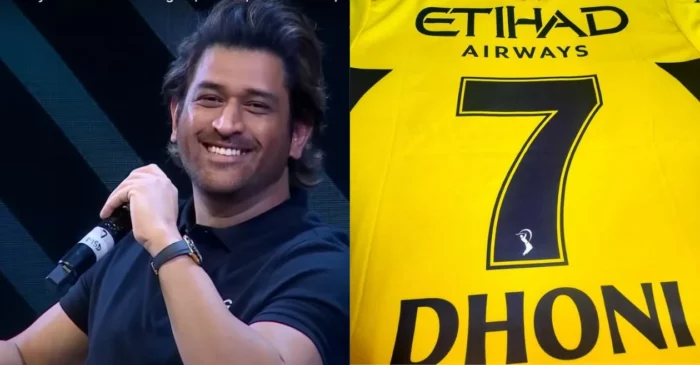 India’s legend MS Dhoni offers a clever explanation for choosing the iconic Number 7 jersey