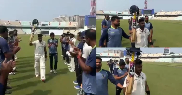 WATCH: Manoj Tiwary receives guard of honour from Bengal teammates following his last inning in Ranji Trophy